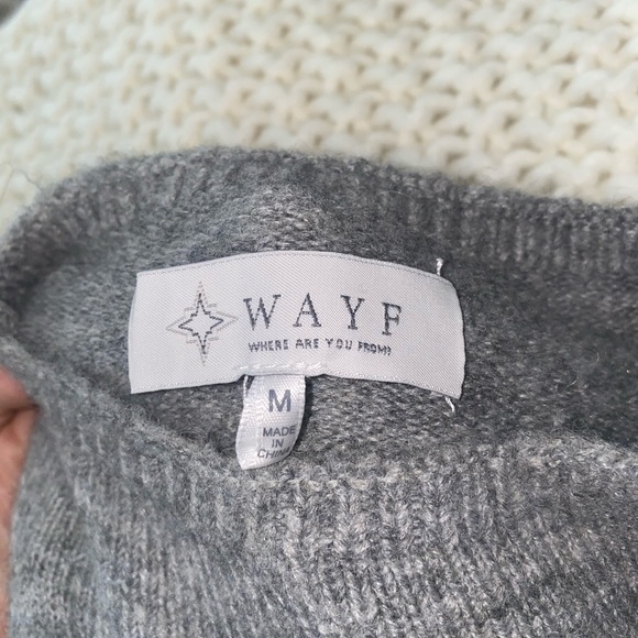 WOMENS WAYF SWEATER WITH TIE SIZE MEDIUM - Picture 4 of 6